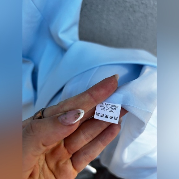 LIKLAB BABY BLUE MINI DRESS BLOGGER FAVORITE NEW WITH TAGS! - Picture 13 of 16